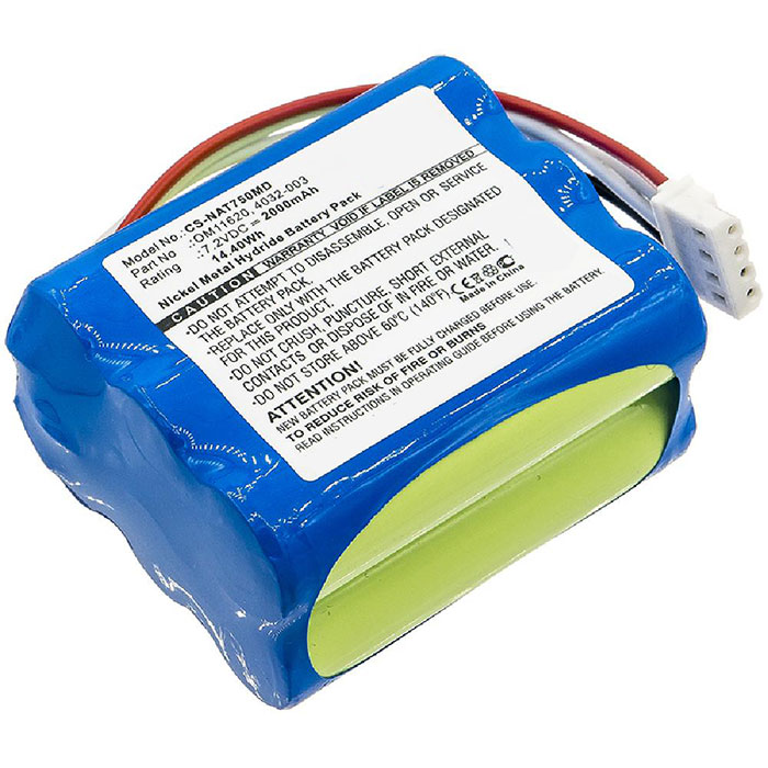 Kompatibel Udstyrsbatteri til NONIN Nonin Pulsoximeter 7500 Kompatibel Udstyrsbatteri NONIN til Nonin Pulsoximeter 7500