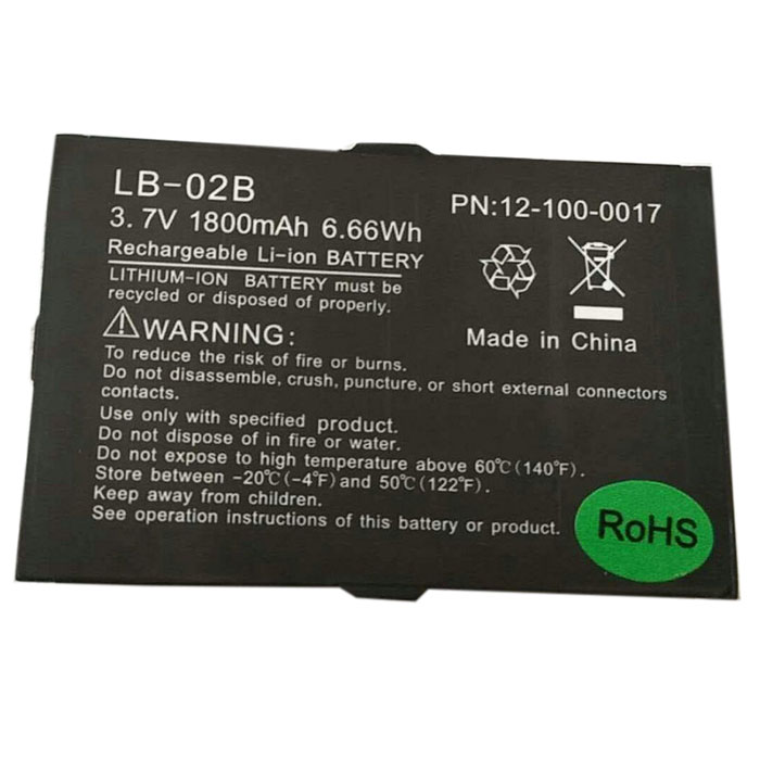 Kompatibel Udstyrsbatteri til Biolight LB-02B Kompatibel Udstyrsbatteri Biolight til LB-02B