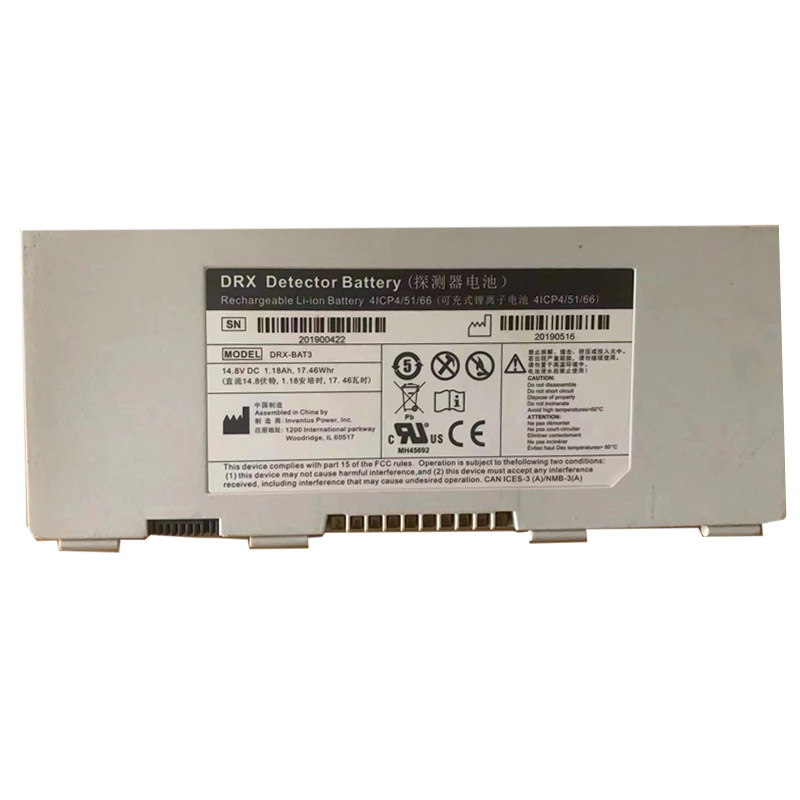 Kompatibel Udstyrsbatteri til Carestream DRX-BAT3 Kompatibel Udstyrsbatteri Carestream til DRX-BAT3