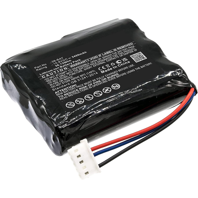 Kompatibel Udstyrsbatteri til Olympus 38DL Plus Ultrasonic Thickness Kompatibel Udstyrsbatteri Olympus til 38DL Plus Ultrasonic Thickness
