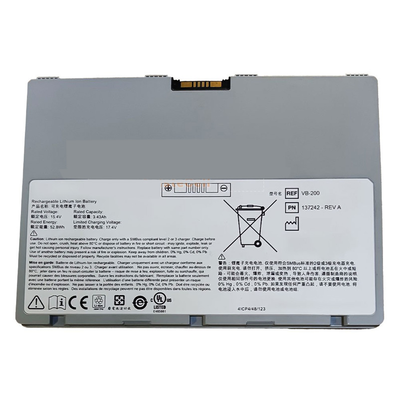 Kompatibel Udstyrsbatteri til Varian VB-200 Kompatibel Udstyrsbatteri Varian til VB-200