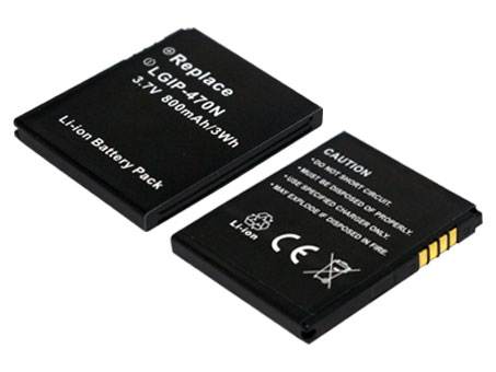 Kompatibel mobiltelefon batteri til LG LGIP-470N Kompatibel mobiltelefon batteri LG til LGIP-470N