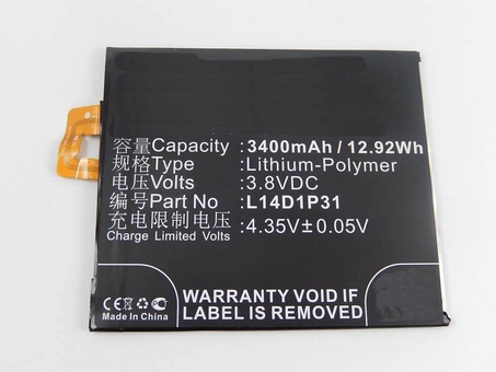 Kompatibel mobiltelefon batteri til LENOVO L14D1P31 Kompatibel mobiltelefon batteri LENOVO til L14D1P31
