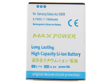 Kompatibel mobiltelefon batteri til SAMSUNG Galaxy ACE S5830 Kompatibel mobiltelefon batteri SAMSUNG til Galaxy ACE S5830
