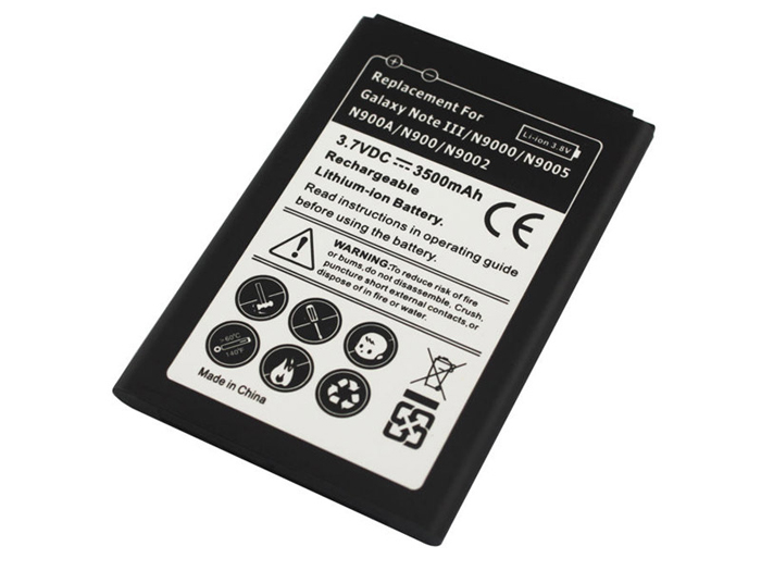 Kompatibel mobiltelefon batteri til Samsung Galaxy Note 3 Kompatibel mobiltelefon batteri Samsung til Galaxy Note 3