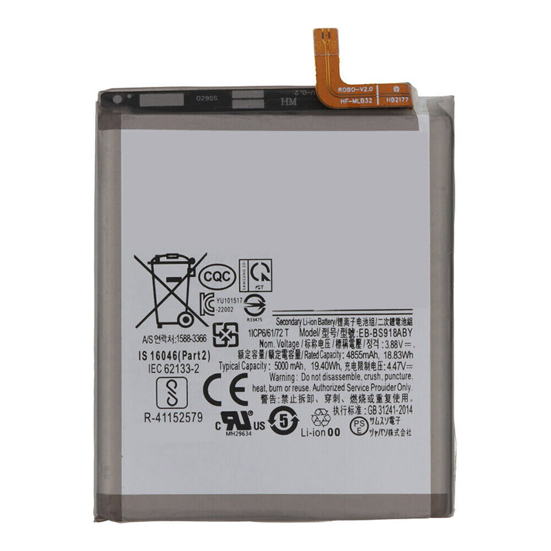 Kompatibel mobiltelefon batteri til Samsung SM-S918 Kompatibel mobiltelefon batteri Samsung til SM-S918