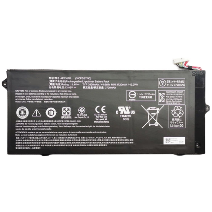 Kompatibel laptop batteri til ACER AP13J7K Kompatibel laptop batteri ACER til AP13J7K