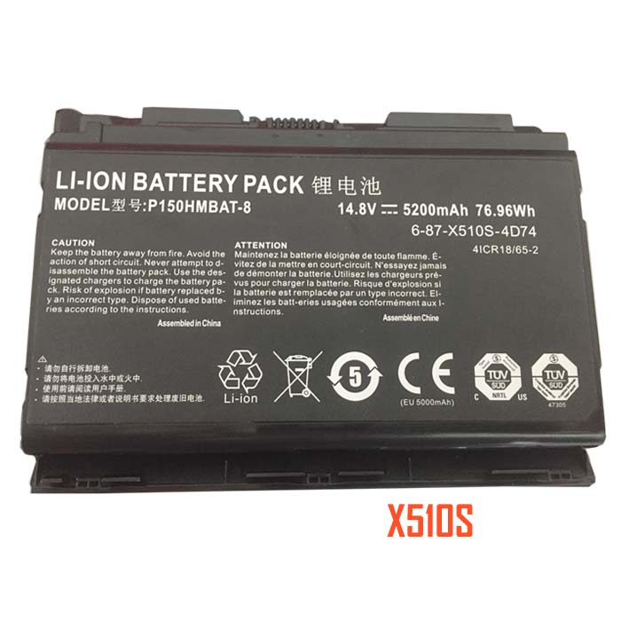 Kompatibel laptop batteri til CLEVO P170HM3 Kompatibel laptop batteri CLEVO til P170HM3