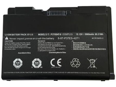 Kompatibel laptop batteri til CLEVO P370SM3 Kompatibel laptop batteri CLEVO til P370SM3