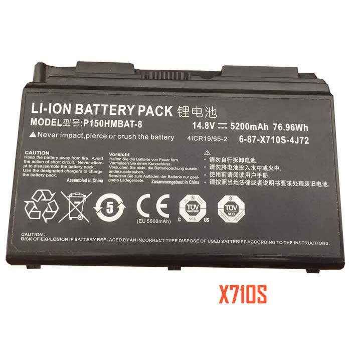 Kompatibel laptop batteri til CLEVO 6-87-X710S-4J7 Kompatibel laptop batteri CLEVO til 6-87-X710S-4J7