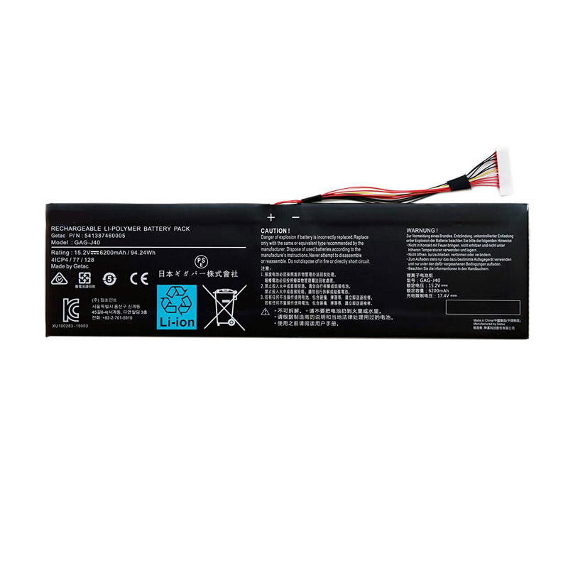 Kompatibel laptop batteri til GIGABYTE Aero 14-P64WV6 Kompatibel laptop batteri GIGABYTE til Aero 14-P64WV6
