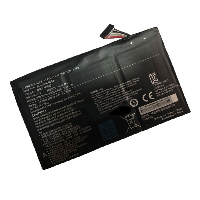Kompatibel laptop batteri til GIGABYTE GNG-K60 Kompatibel laptop batteri GIGABYTE til GNG-K60