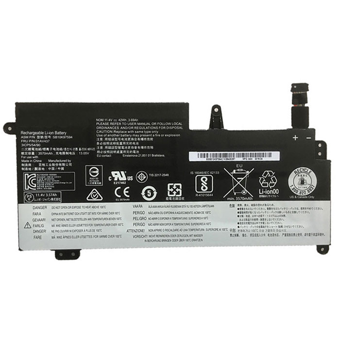 Kompatibel laptop batteri til lenovo Thinkpad New S2 2018(20L1A005CD) Kompatibel laptop batteri lenovo til Thinkpad New S2 2018(20L1A005CD)