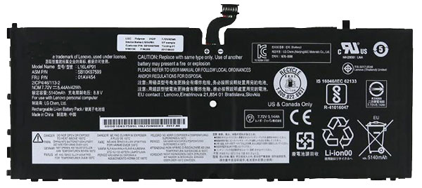 Kompatibel laptop batteri til LENOVO ThinkPad-X1-Tablet-GEN-3 Kompatibel laptop batteri LENOVO til ThinkPad-X1-Tablet-GEN-3