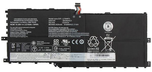 Kompatibel laptop batteri til LENOVO SB10K97623 Kompatibel laptop batteri LENOVO til SB10K97623