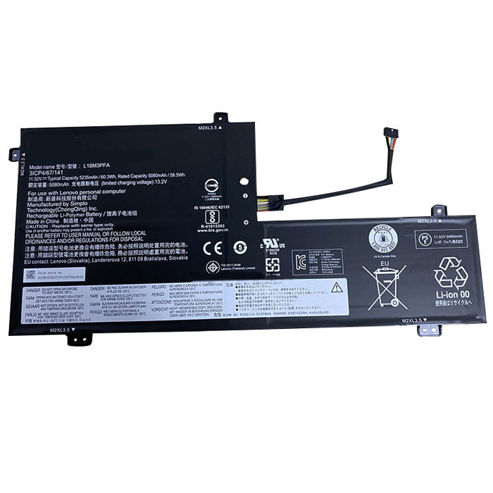 Kompatibel laptop batteri til LENOVO Yoga C740-15IML Kompatibel laptop batteri LENOVO til Yoga C740-15IML