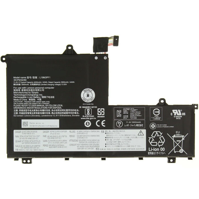 Kompatibel laptop batteri LENOVO  til L19D3PF1 