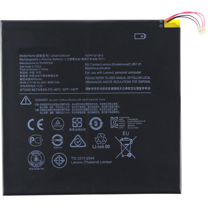 Kompatibel laptop batteri til LENOVO LENM1029CWP Kompatibel laptop batteri LENOVO til LENM1029CWP