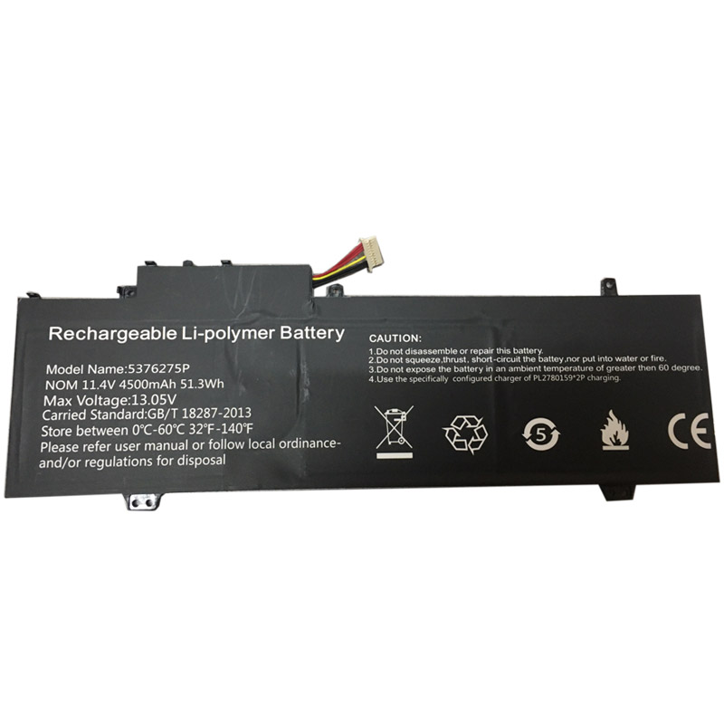 Kompatibel laptop batteri til Peaq 5376275P Kompatibel laptop batteri Peaq til 5376275P