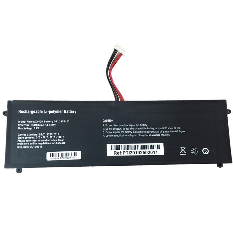 Kompatibel laptop batteri til Jumper Z140H Kompatibel laptop batteri Jumper til Z140H