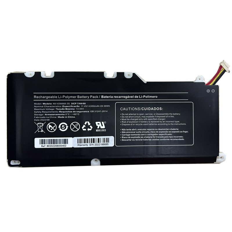 Kompatibel laptop batteri til Positivo NV-636668-3S Kompatibel laptop batteri Positivo til NV-636668-3S