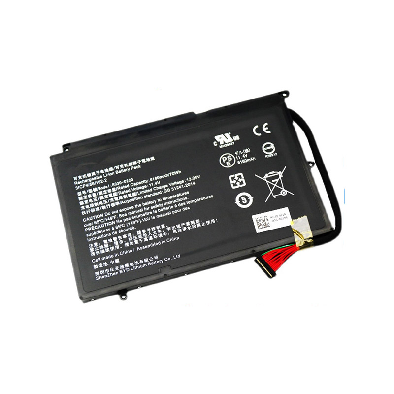Kompatibel laptop batteri til RAZER Blade Pro 17 Inch RZ09-0220 Kompatibel laptop batteri RAZER til Blade Pro 17 Inch RZ09-0220