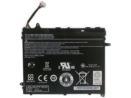 Kompatibel tabletbatteri til ACER BAT-1011 Kompatibel tabletbatteri ACER til BAT-1011