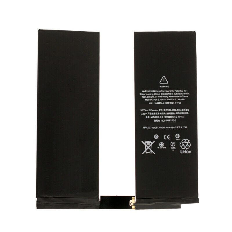 Kompatibel tabletbatteri til Apple A2152 Kompatibel tabletbatteri Apple til A2152